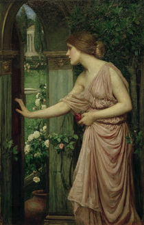 Waterhouse / Psyche öffnet Amors Gartentor von klassik art