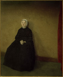 V. Hammershöi, Eine alte Frau by klassik art
