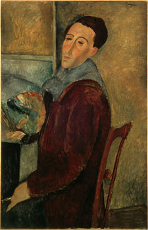 Amedeo Modigliani / Self-Portr. /  c. 1910 by klassik art