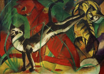 Three Cats / Painting, 1913 by klassik art