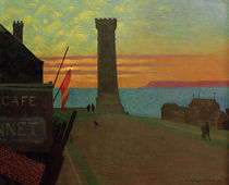 The Old Lighthouse in Honfleur / F.Vallotton / Painting 1920 by klassik art
