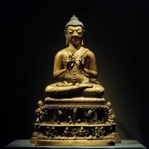 Buddha Praying / Statue, 8th Century by klassik art