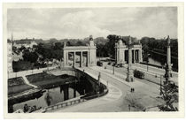 Berlin, Charlottenburger Tor / Fotopostkarte by klassik art