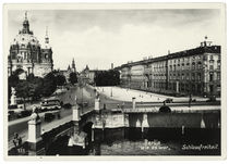 Berlin, Stadtschloß von Nordwesten und Dom / Fotopostkarte von klassik art