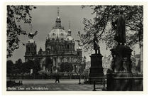 Berlin, Dom mit Schinkelplatz / Fotopostkarte by klassik art