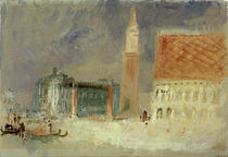Venedig, Piazzetta / Aquarell v. Turner by klassik art
