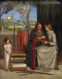 Rossetti / Girlhood of Mary Virgin by klassik art
