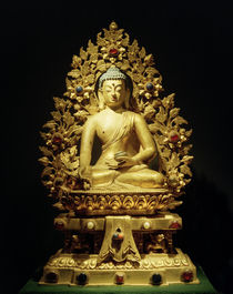 Bhaisajyaguru-Vaiduryaprabharaja / Skulptur, 18. Jhdt. von klassik art