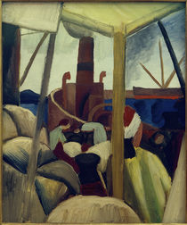August Macke, Hafen in Tunis / Gemälde, 1914 by klassik art