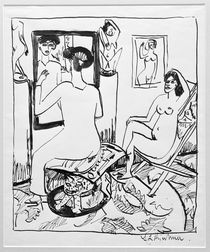 E.L.Kirchner, Interieur II by klassik art