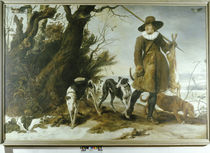 Jan Wildens / Winterlandschaft mit Jäger von klassik art