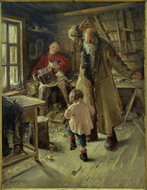 A.L.Rschewskaja, Fröhlicher Augenblick by klassik art