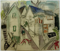 E.L.Kirchner, Dorfstraße bei Königstein by klassik art