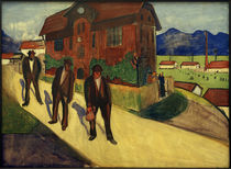 M. v. Werefkin, Feierabend / Gemälde, 1909 von klassik art