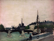 H.Rousseau, View .. of Ile Saint-Louis by klassik art