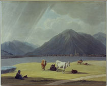 W. v. Kobell, Bäuerin vor Rottach-Egern by klassik art