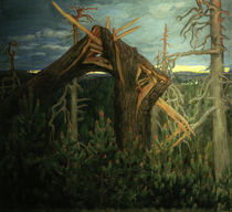 A.Gallen-Kallela, The broken pine by klassik art