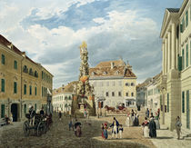 Baden, Hauptplatz mit Kaiserhaus / E.Gurk von klassik art