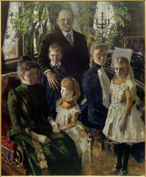 A.Gallen-Kallela, Porträt der Familie des Industriellen Antti Ahlström by klassik art