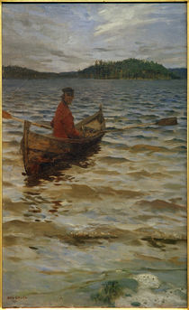 A.Gallen-Kallela, Der Ruderer by klassik art