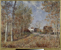 Sisley / Road at a forest fringe / 1883 by klassik art