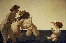 F.Vallotton, Three women and a girl by klassik art