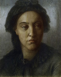 Christina Rossetti / Drawing by Rossetti by klassik art