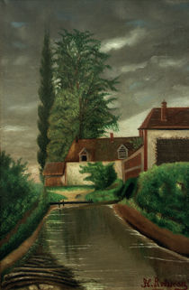 H.Rousseau, Die Wassermühle von klassik art