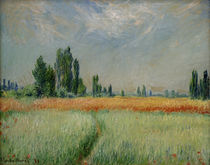 Monet, Wheat field by klassik art
