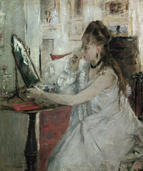 B.Morisot, Junge Frau sich pudernd von klassik art