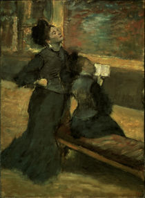 Degas / The Museum visit /  c. 1885 by klassik art