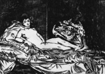 E.Manet, Olympia (Große Fassung) / Rad. von klassik art
