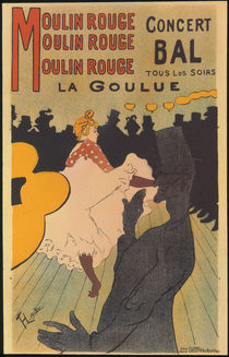 H.Toulouse-Lautrec, Moulin Rouge La Goul von klassik art