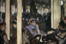Degas / Women on café terrace / Painting by klassik art