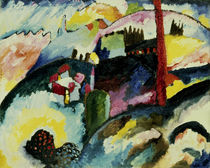 W.Kandinsky / Landschaft Fabrikschornstein von klassik art