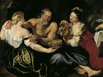 P.P. Rubens, Lot und seine Töchter von klassik art