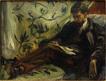 Edmond Maître auf dem Sofa / Gem.v. A.Renoir by klassik art