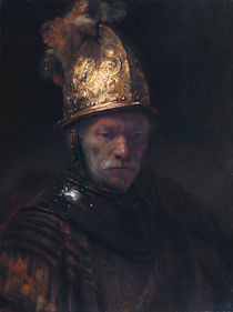 Rembrandt / Mann mit dem Goldhelm/um 1650 by klassik art