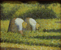 G.Seurat, Bäuerinnen bei der Arbeit von klassik art