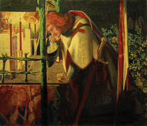 Sir Galahad at the Ruined Chapel / Rossetti by klassik art