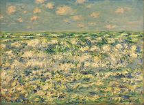 Claude Monet / Waves Breaking / Painting by klassik art