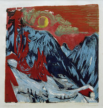 E.L.Kirchner, Wintermondnacht von klassik art