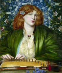 D.G.Rossetti, Das blaue Gemach von klassik art