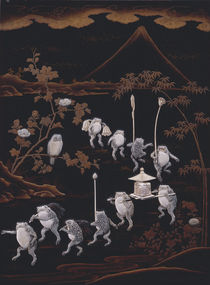 Prozession von Fröschen / japanisch by klassik art
