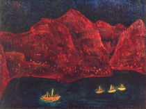 P.Klee, Südliche Küste abends von klassik art
