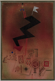 P.Klee, Gebannter Blitz (Averted Lightn.) by klassik art