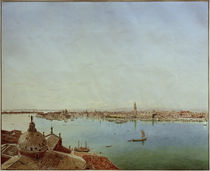 Venedig, Panoramaansicht  / Aquarell von Jakob Alt by klassik art