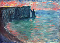C.Monet, Steilküste von Aval von klassik art