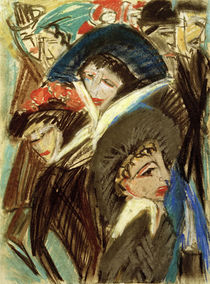 E.L.Kirchner / Women in athe Street by klassik art