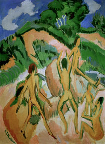 E.L.Kirchner / Bathers amidst Dunes by klassik art